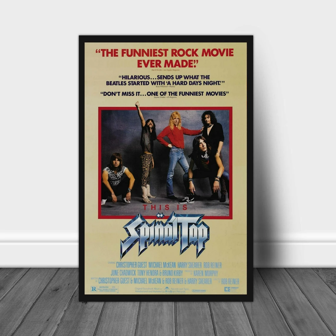 

This Is Spinal Tap Movie Poster (1984) Canvas Print Home Wall Painting Decoration (No Frame)