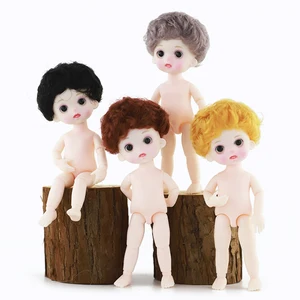 Новинка 2020, мини-кукла BJD, 16 см, милая кукла 18 для девочки, кавайные 3D глаза, 13 подвижных шарнирных кукол без одежды