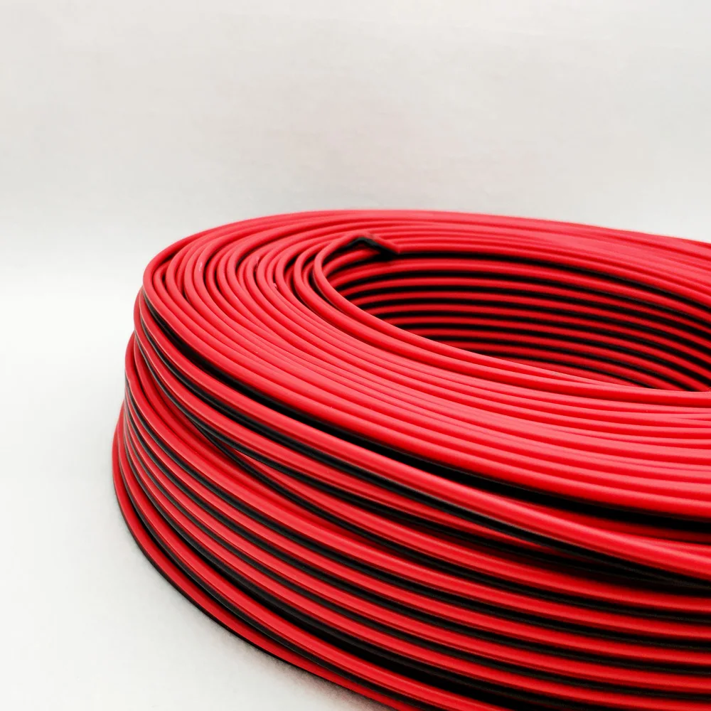 Светодиодные кабели 150 м 20AWG красный черный цвет модель UL2468 медная лампа для