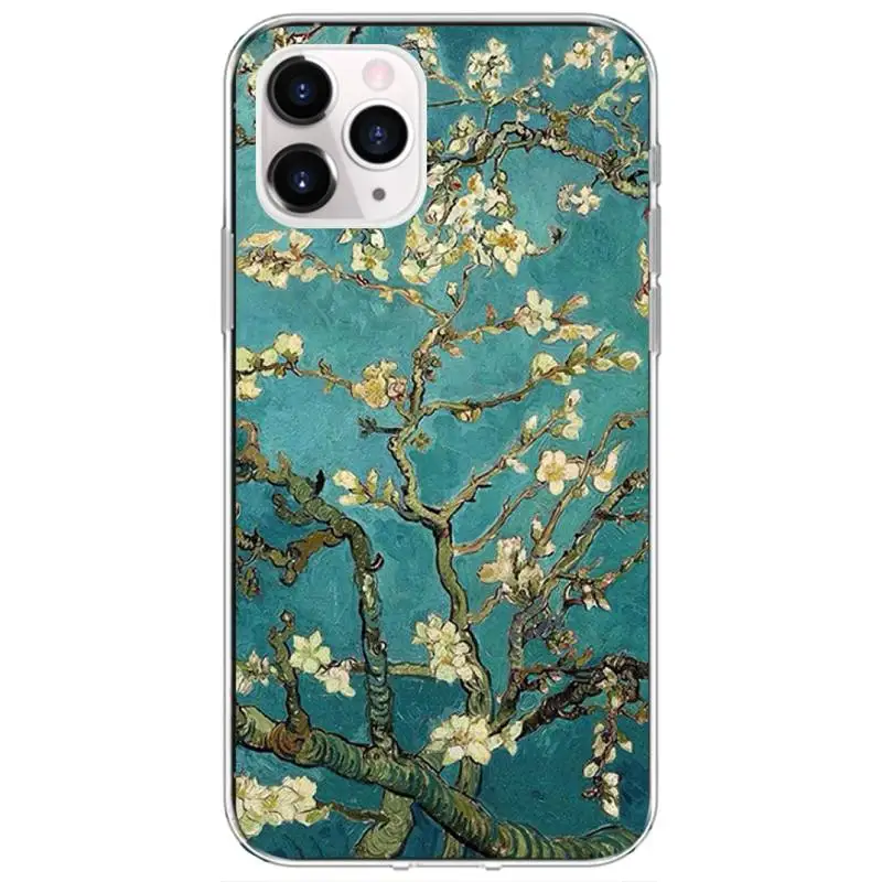 Чехол для iPhone 12 11Pro XS MAX XR 7 8 6 Plus 5 5S SE mini SE2 с картиной маслом ван гога - купить по