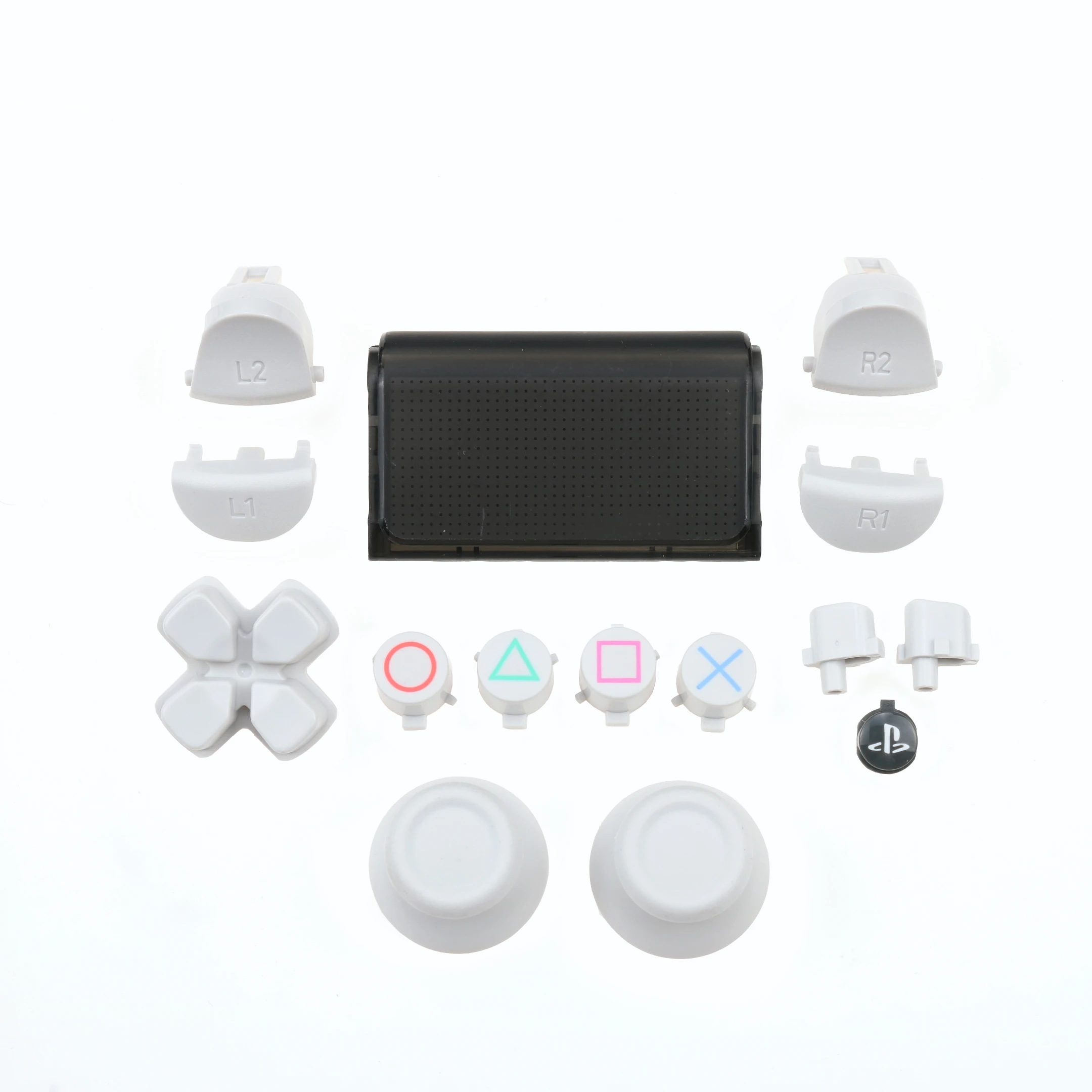 YuXi Full Set Touchpad Buttons Trigger L1 R1 L2 R2 Repair Parts for Sony PS4 Pro Slim PlayStation Controller jds 040 JDS-040 | Электроника