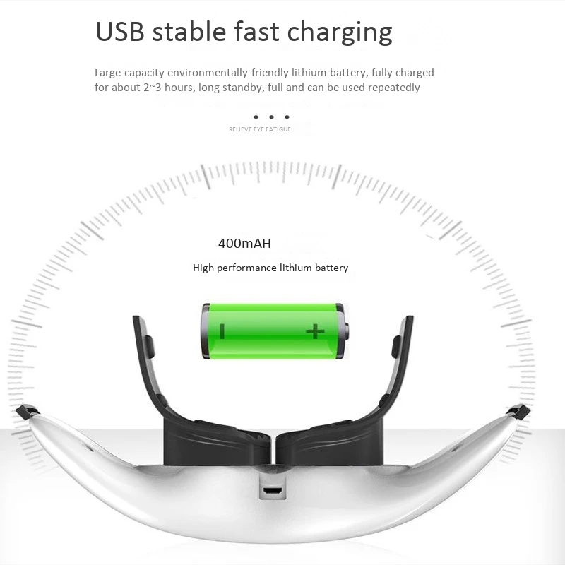 

Electric Eye Care Massager net Therapy Relax Vibration Alleviate Acupressure Fatigue Stress Relief Goggles