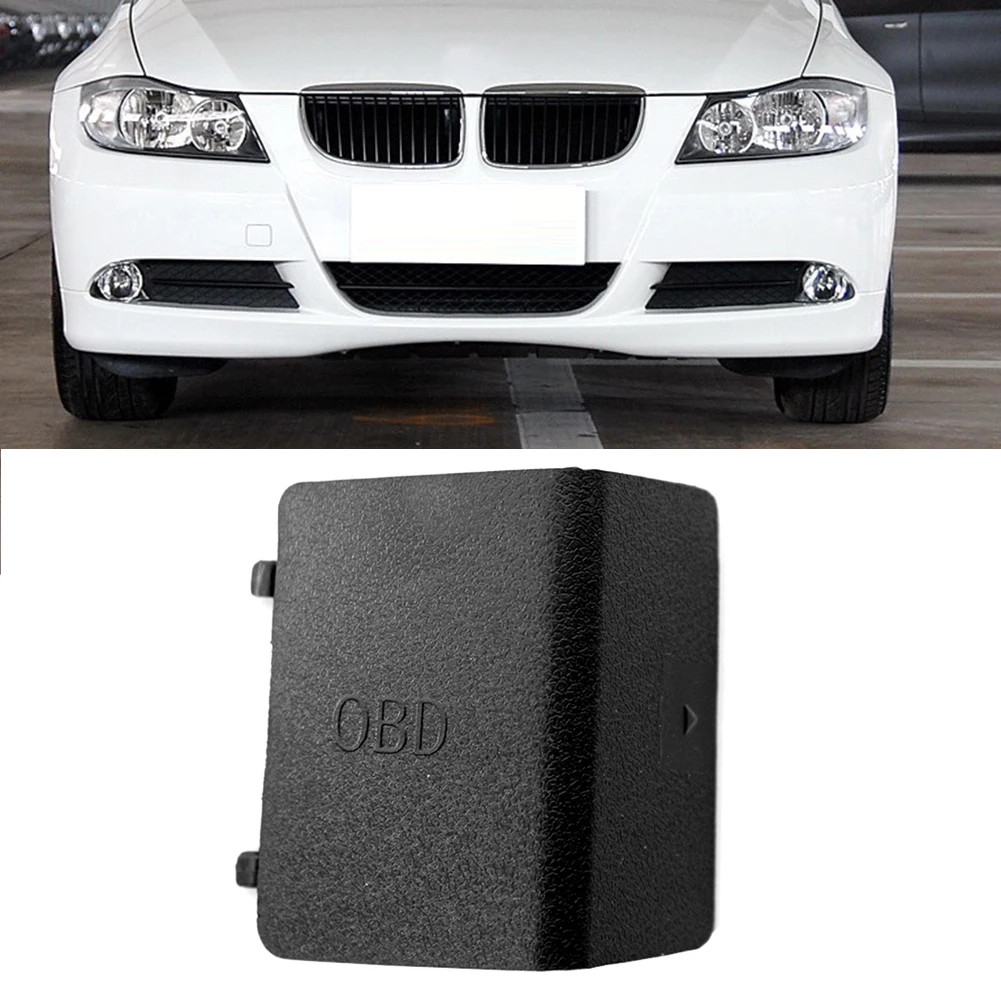 Штепсельная Вилка OBDII OBD 2 II черная панель диагностики декоративная для BMW E90 E91 E92 E93