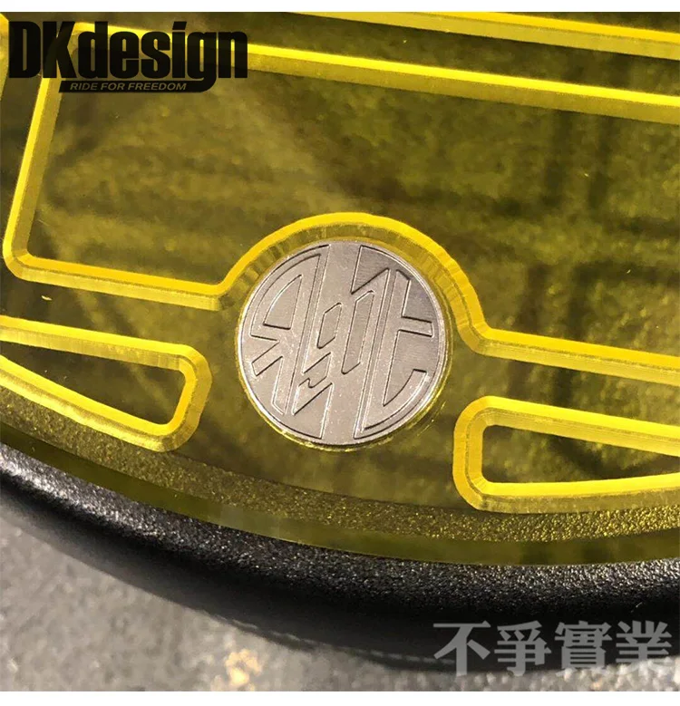 DKdesign желтая/белая акриловая светильник РА мотоцикла защитная крышка для BMW R NineT