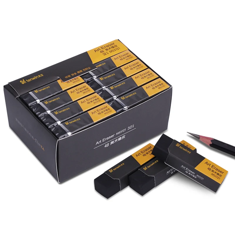 Профессиональный художественный ластик 4B 10 шт./лот для рисования скетчей