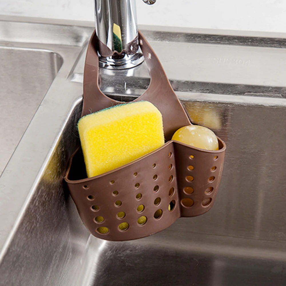 

Sink Shelf Hanging Drain Basket Storage Shelf Storage Tools Sink Kitchen Bathroom Accessorie Organizer Sponge Holder Storage