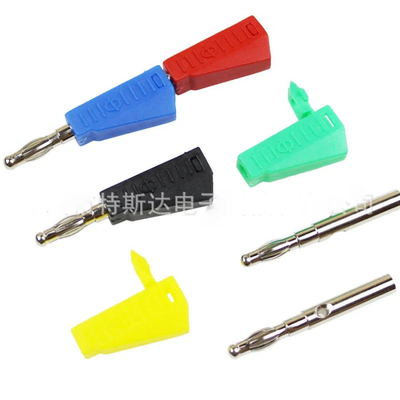 5 шт. 4 мм обучающий инструмент с вилкой типа банан можно сложить пэ пластиковой