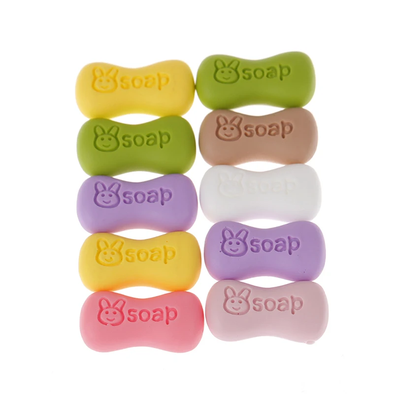 10 шт. 1/12 Масштаб Кукольный домик миниатюрное моделирование крем-мыло для