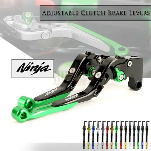 

Brake Clutch Handle Bar Lever Extendable Folding Adjustable Levers For KAWASAKI NINJA ZX7R ZX-7R 1989-2003 ZX9R ZX-9R 1994-1997