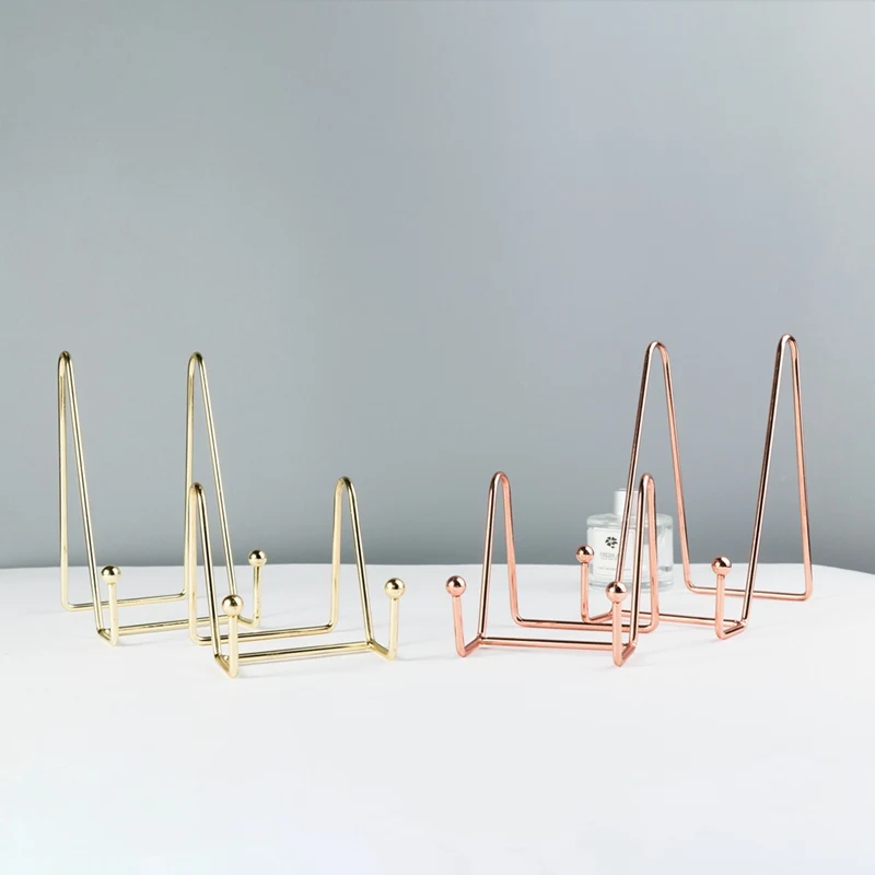 Подставка для украшения дома из розового золота|Подставки хранения и стеллажи| |