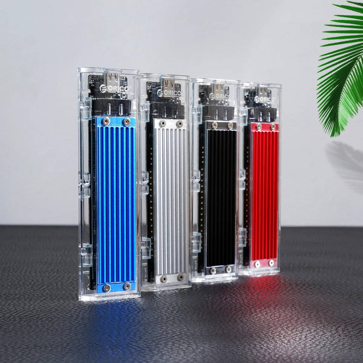 Чехол ORICO M.2 SSD для NVME PCIE NGFF SATA M/B Ключ SSD диск NVME SSD корпус M.2 для USB C прозрачный жесткий диск 10 Гбит/с