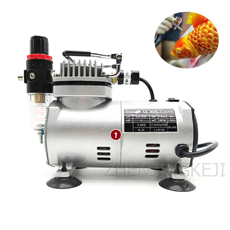 

110V 220V воздушный компрессор Mini Air compressor насос высокого давления компрессор Airbrush Air Pump Furniture Repair Tools