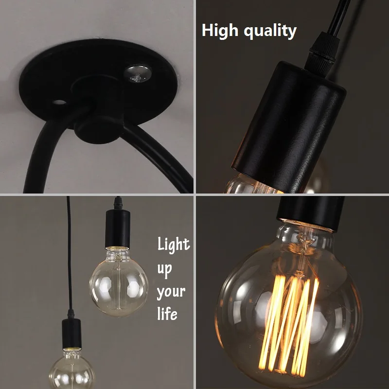 Светодиодный кухонный светильник в стиле ретро с пауком для гостиной бара