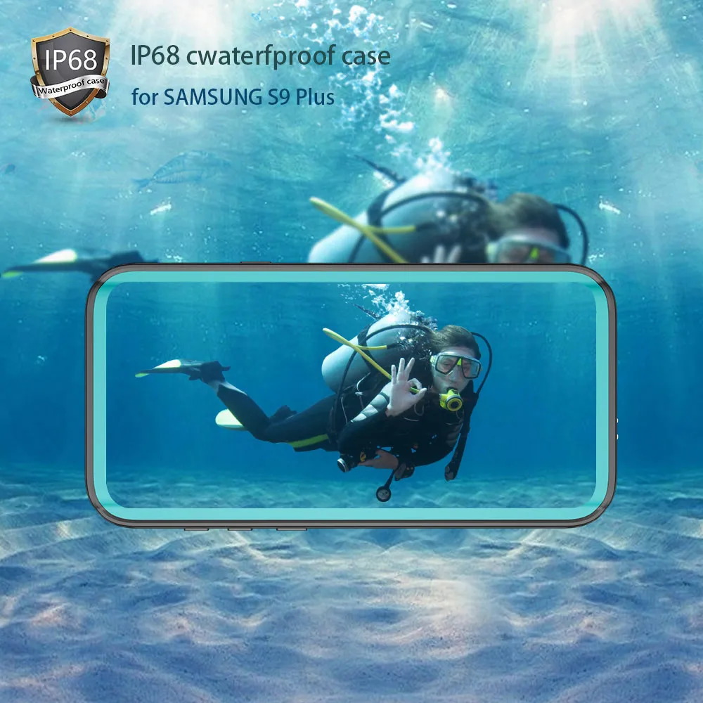Водонепроницаемый Чехол IP68 для Samsung Note 8 9 Plus чехол подводного плавания с защитой