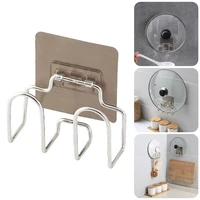 kitchen accessories utensils lid pot holder cutting board storage towel hook organizer on wall mount sponge sink drain home tool