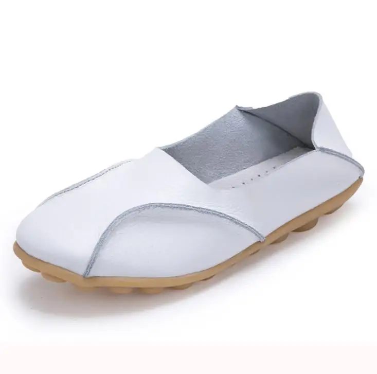 

Хит продаж 2021, женская повседневная обувь, кожаные дышащие Нескользящие туфли на плоской подошве, женская обувь 066