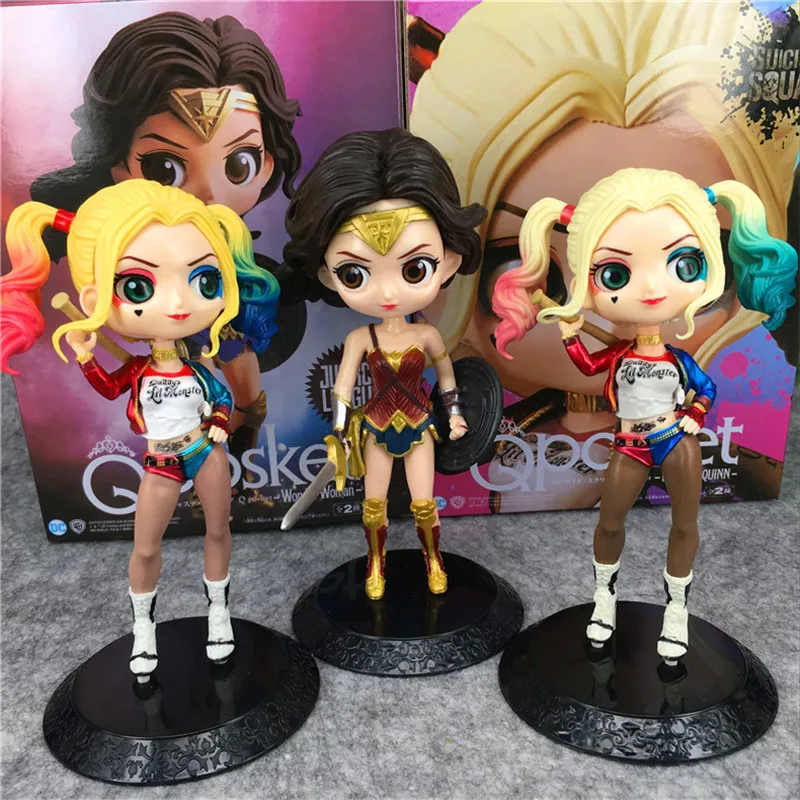 Кукла Q Posket чудо женщина Харли Квинн из ПВХ коллекционные куклы модель детских