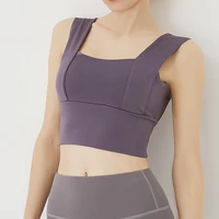 yoga crop top for women sports bra sexy underwear push up bras solid athletic vest gym fitness shirt sport running sportswear
