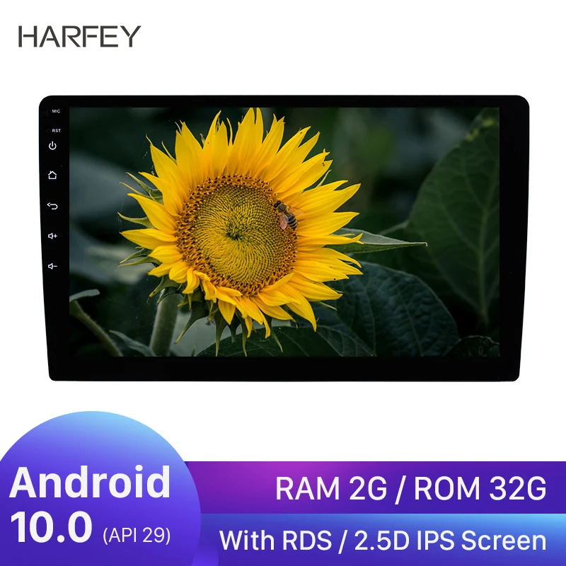 Harfey 9 'ɺndroid 10 0 стерео автомобильный GPS радио головное устройство для Honda Civic CRV