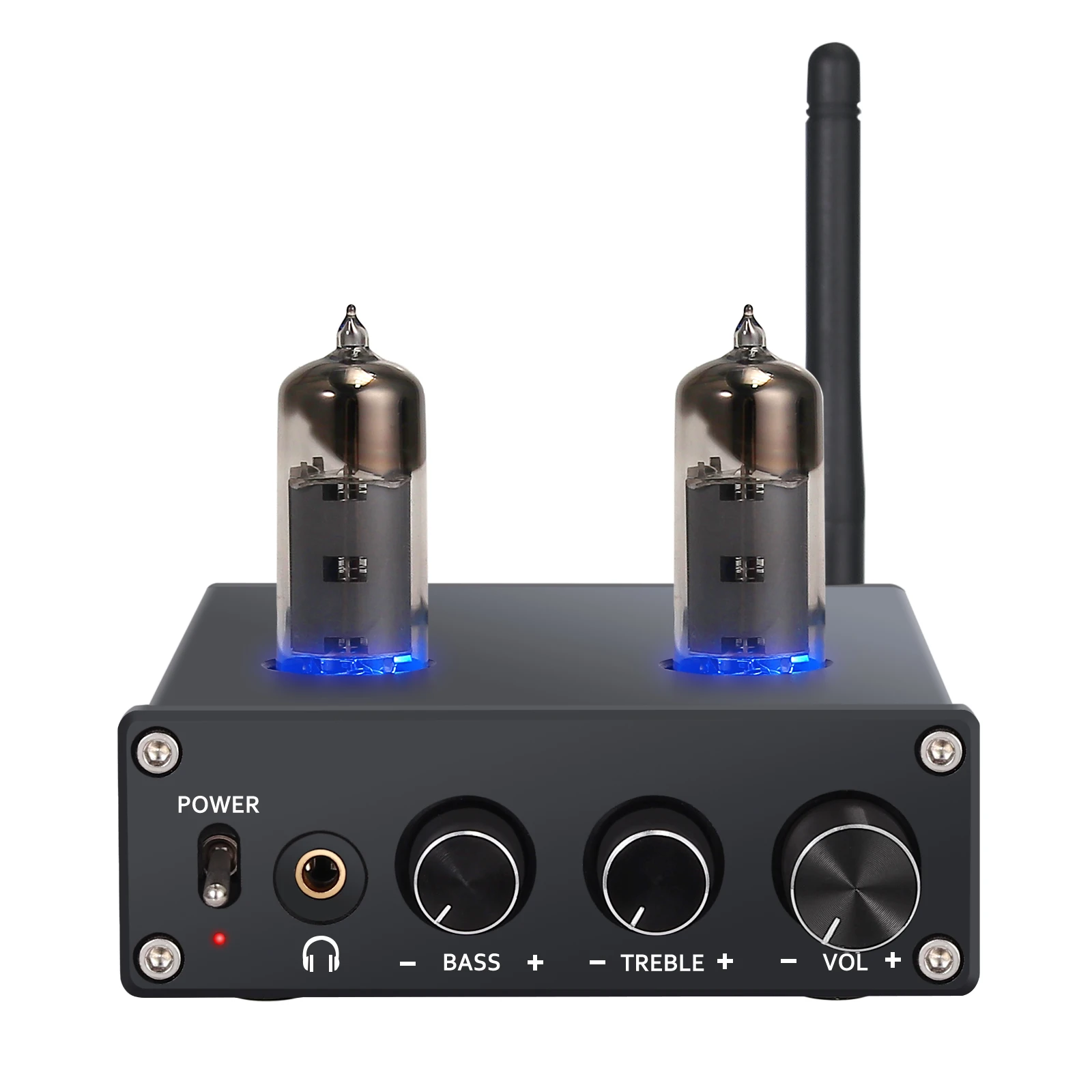 Noeteck 6J4 вакуумный ламповый усилитель предусилитель Bluetooth 4,2 усилитель с тройной Регулировка тона баса для домашнего звукового театра