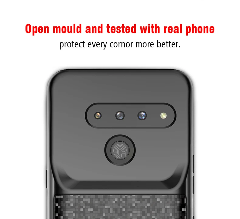 Аккумулятор NEWDERY чехол для LG V 50 чехол-аккумулятор 4700 мАч Тонкий чехол для LG V50