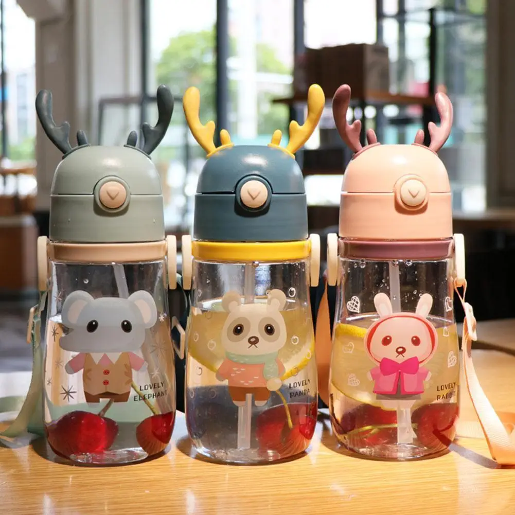 

Kawaii Feeding Kids Toddler Newborn Baby Drink Cups Water A Kids Sippy Bottles Copo Cup Infantil Drinker Cup Drinking Straw With