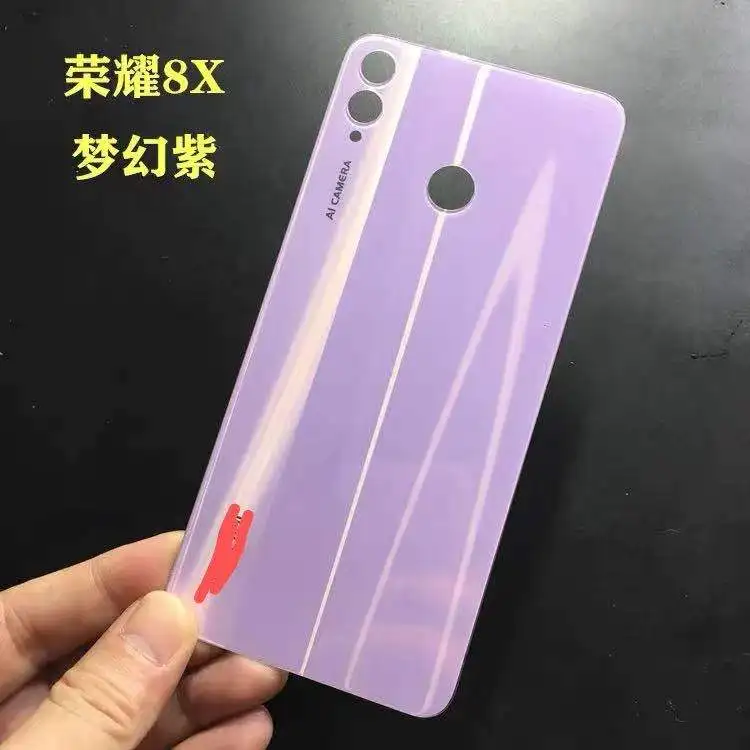 Чехол для аккумулятора Honor 8X задняя крышка из стекла панель с объективом камеры