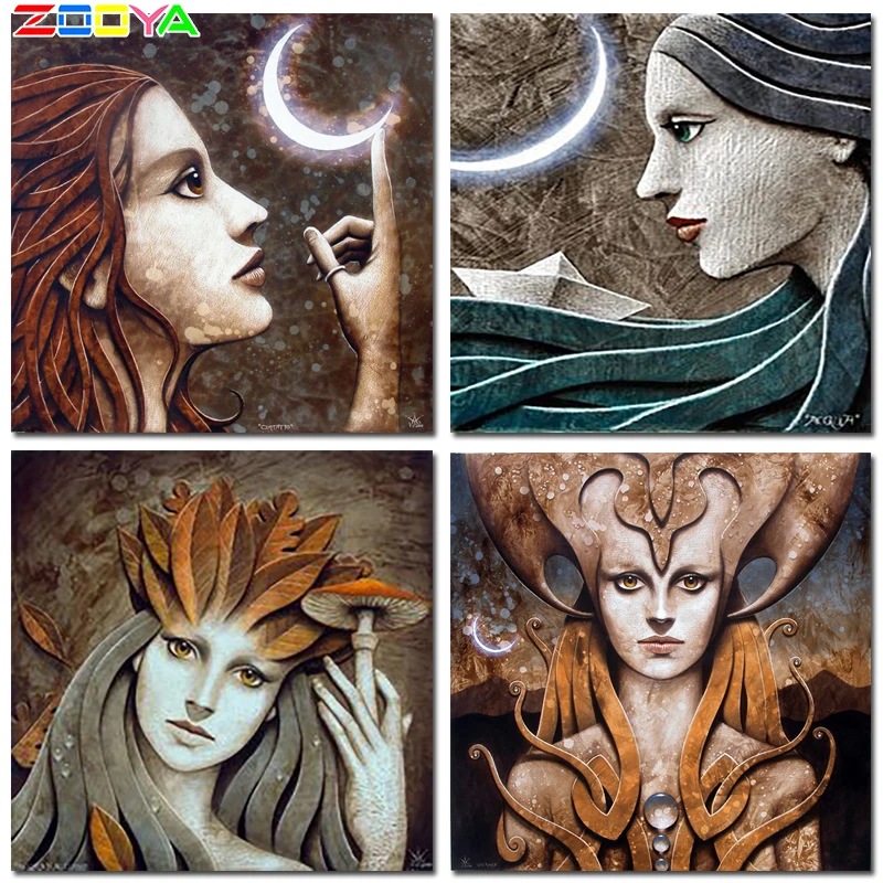 Zooya новинка 2019 алмазная картина полная дрель квадратные/круглые стразы вышивка