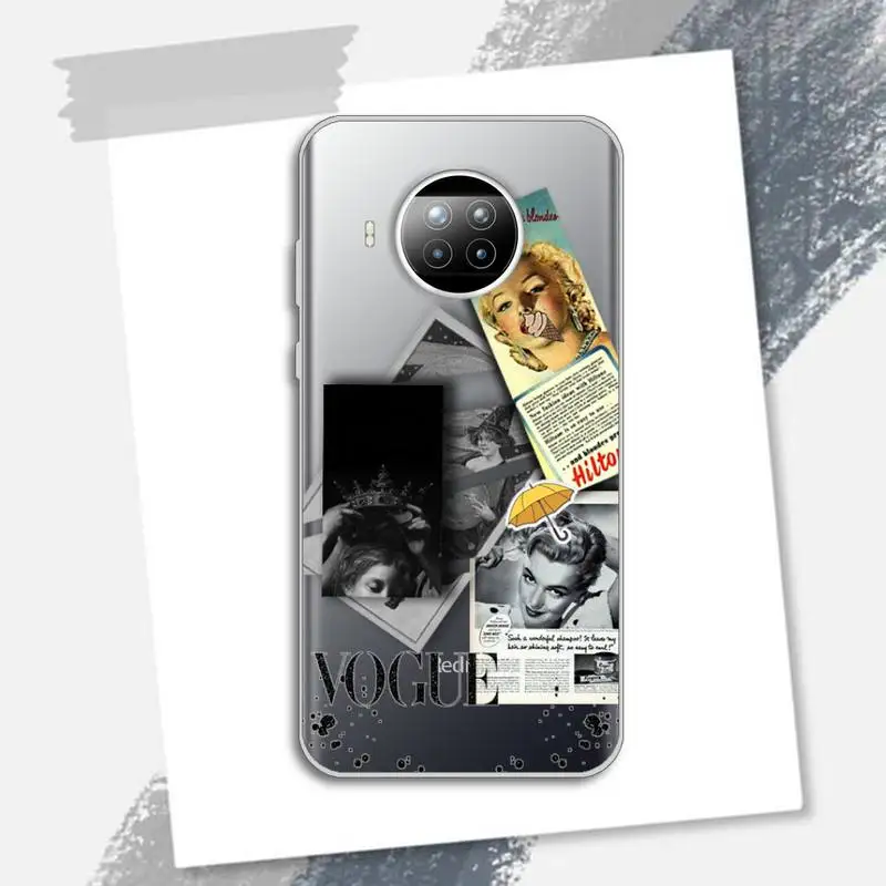 

label Stitching art Phone Case Transparent for Xiaomi Redmi note 10 t 8 9 pro lite 11 Huawei P honor 8 10i 20 30 40 smart 2019