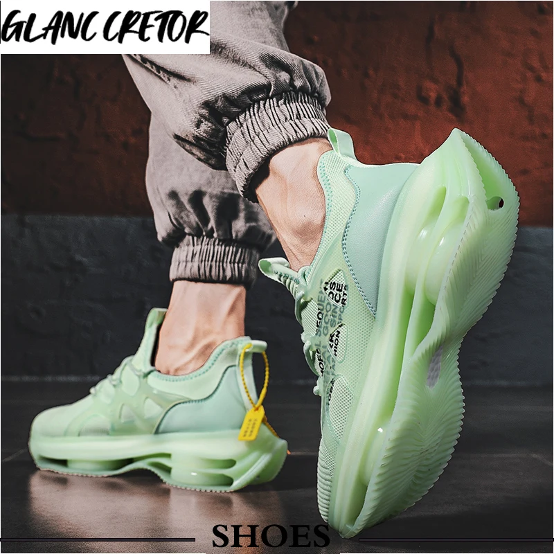 

2021 Classic mesh men's casual comfortable breathable sports shoes men's lace light walking men's shoes Outdoor tide shoes