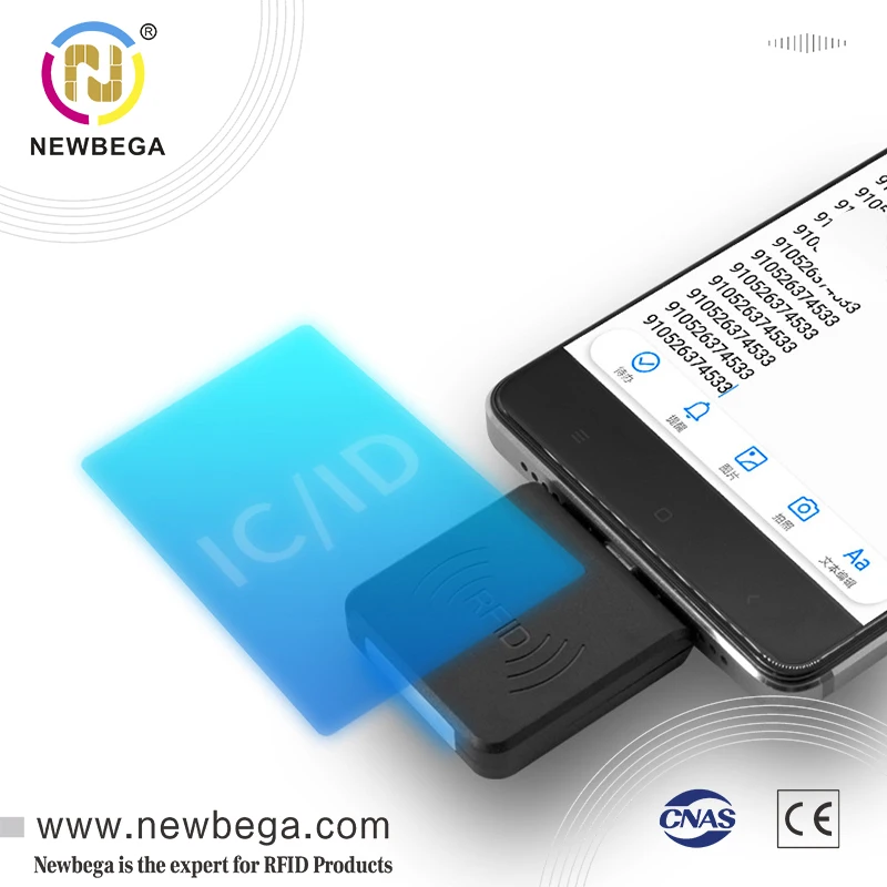 

Tablet RFID IC/ID Card Reader R65C/D 13.56MHZ/125KHZ For Chip TK4001 EM4100 Mini Type-C Interface For Android Mobile Phone