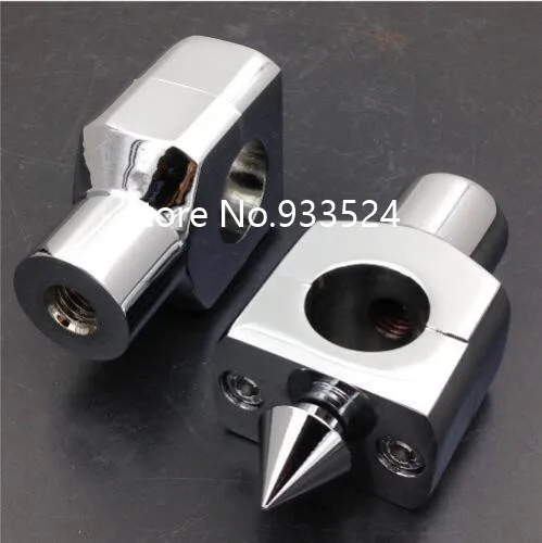 Chrome 1&quot 25mm HandleBar Risers For Harley Kawasaki Vulcan 900 Suzuki Boulevard C50 Yamaha V-Star 1100 Honda VTX 1300 C Custom |