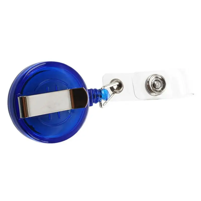 Выдвижной Держатель для удостоверения личности лыжного пасса брелок с зажимом