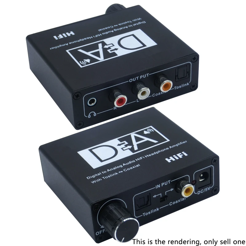 Hi Fi DAC Amp цифро аналоговый аудио преобразователь RCA 3 5 мм усилитель для наушников