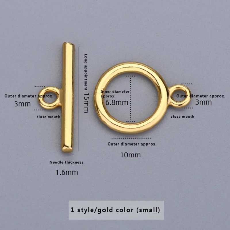 New S925 Sterling Silver OT Clasp DIY Bracelet Clasp Head Pearl Necklace Clasp Connection Accessories Handmade Ending Material