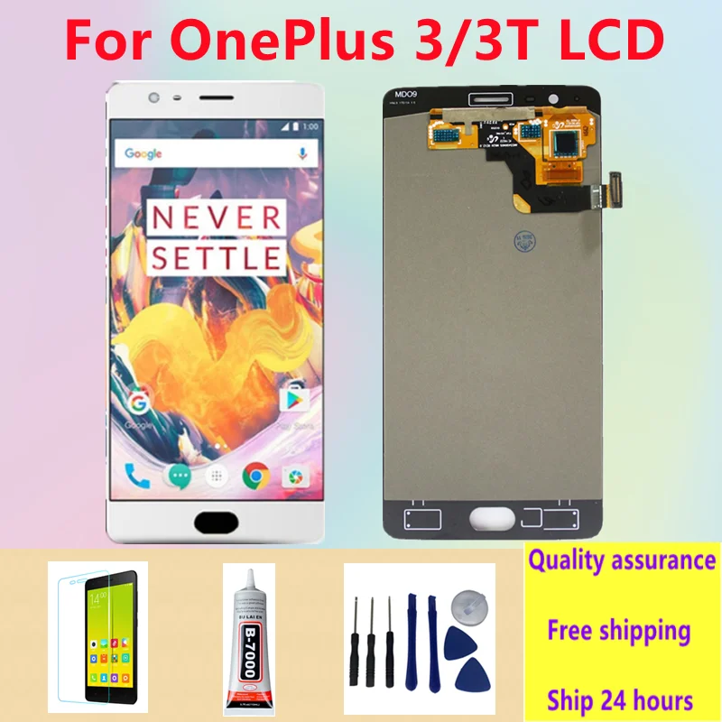 New OLED / Original AMOLED 5.5'' Display Replacement For Oneplus 3 3T LCD Touch Screen OnePlus A3000 Panel | Мобильные