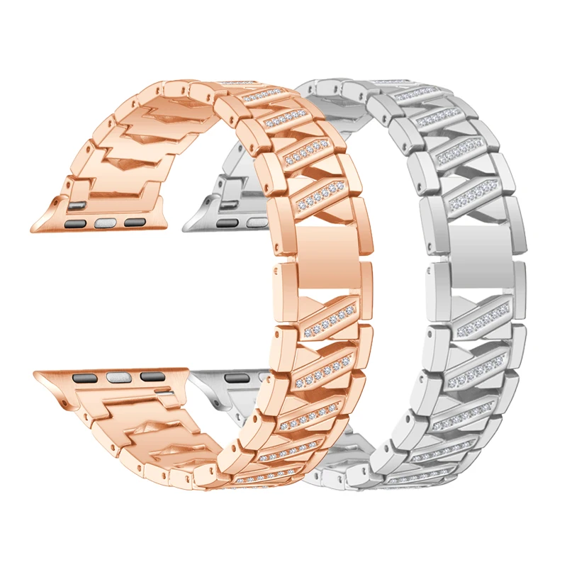

Fashion Daimond Bracelet for Apple Watch 6 Strap 38mm 42mm Iwatch Serice 4 3 2 New Metal Strap for Apple Watch Band 5 44mm 40mm