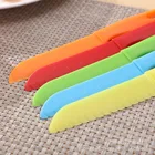 Фруктовый нож, безопасный кухонный нож, искусственный пластиковый детский шеф-повар для хлеба, салата, кухонные ножи для малышей, Детские ножи для чистки Овощей