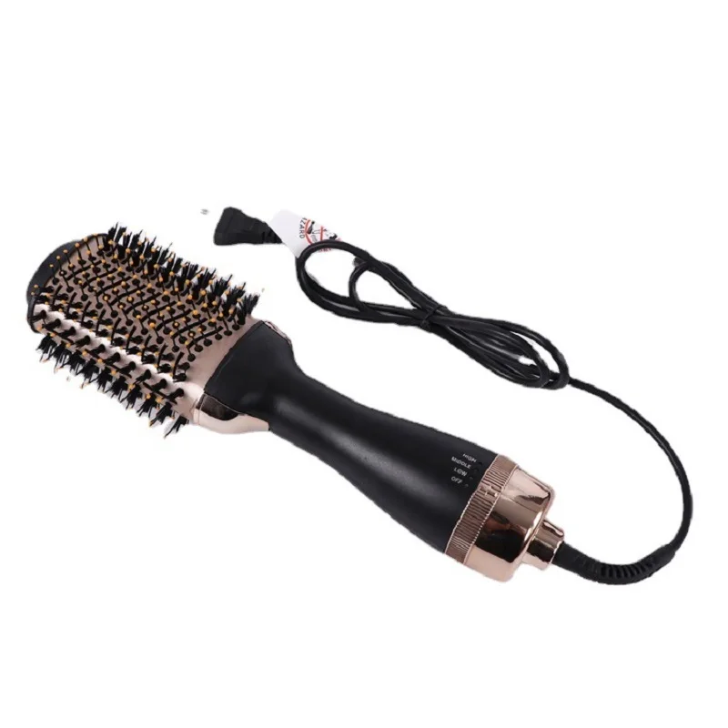 

Hairdressing Supplies Curling Iron Dryer Brush Electric Hot Comb 3 In 1 Styloom Straightener Brush Quick Hair Styler