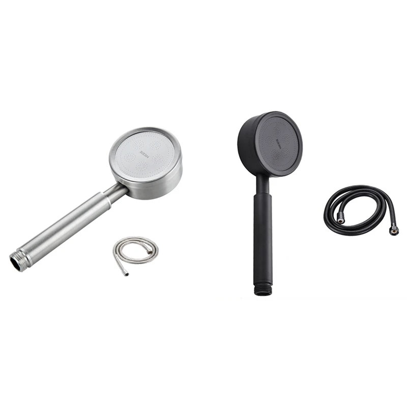 

Насадка для душа из нержавеющей стали, ручной настенный шланг высокого давления для ванной комнаты, экономия воды