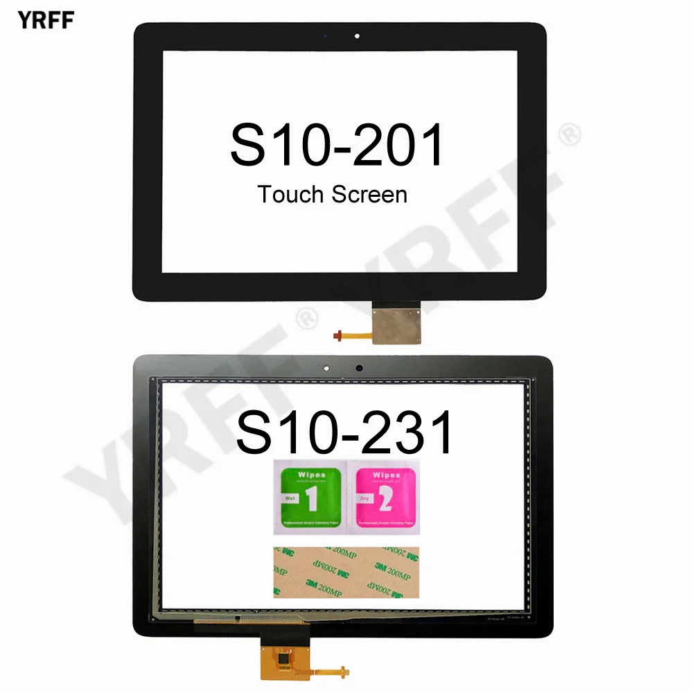 

100% test For Huawei MediaPad 10 Link S10-201 S10-231 S10-201WA S10-201U S10-231L S10-231U Touch Screen Digitizer Glass Panel