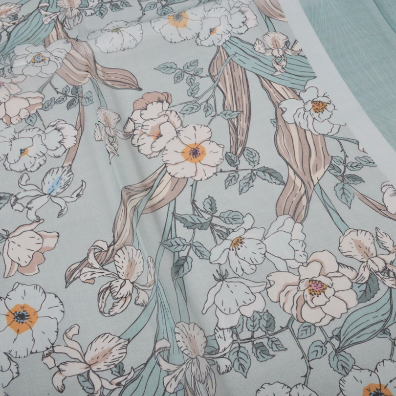 Женский шифоновый хиджаб [BYSIFA] зеленый длинный пляжный шарф из 100% шелка сезон