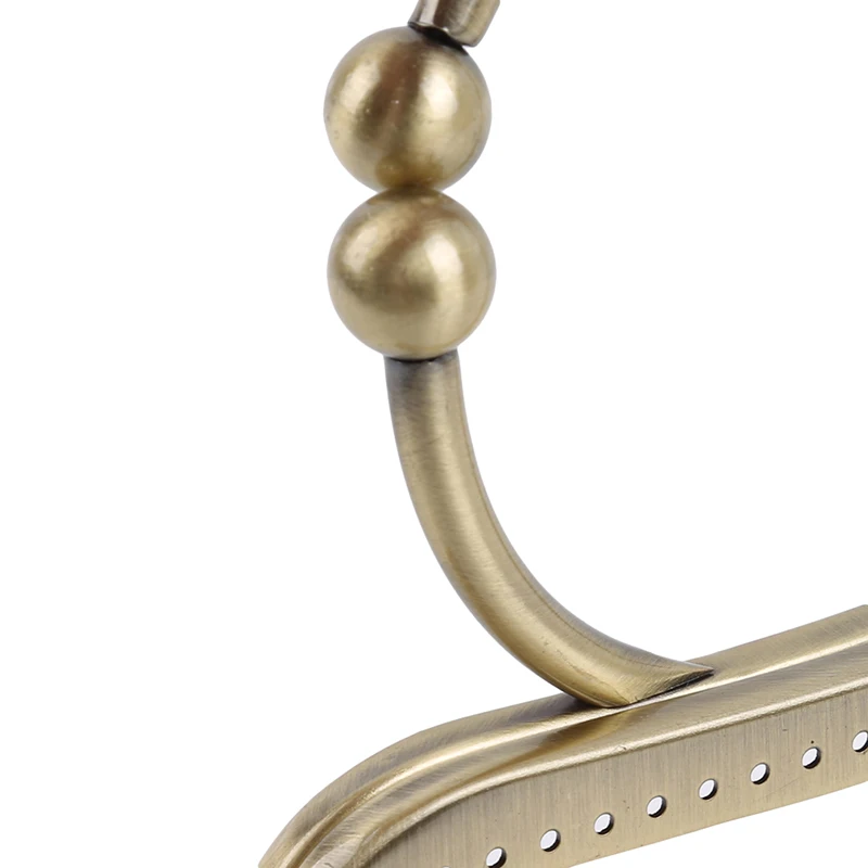 

1 Pc Vintage Metal Purse Bag Frame Kiss Clasp Lock With Handle 12.5cm Hot New Accessories High Quality