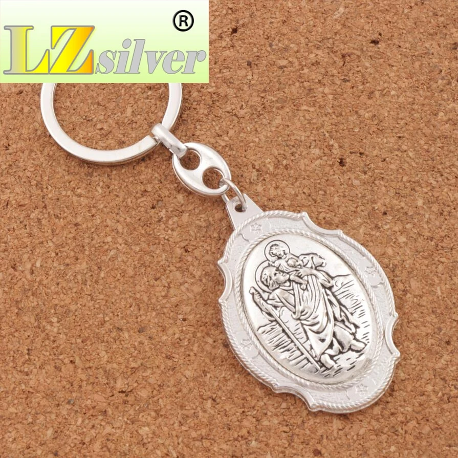 2 шт. медаль Святого Кристофера брелок покровитель путешественников и