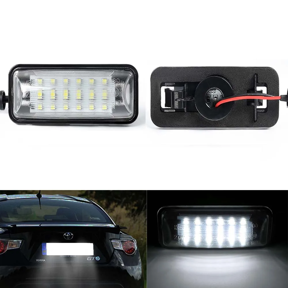 

Led License Plate Light Number Lamp 13-20 For Subaru BRZ Impreza WRX STI Scion FR-S Legacy Crosstrek Toyota 86 Auto Tail Lights