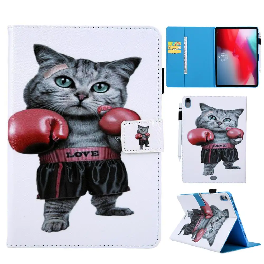 Чехол подставка из искусственной кожи с принтом панды для Apple IPad Pro 11 2018 A2013 A1934