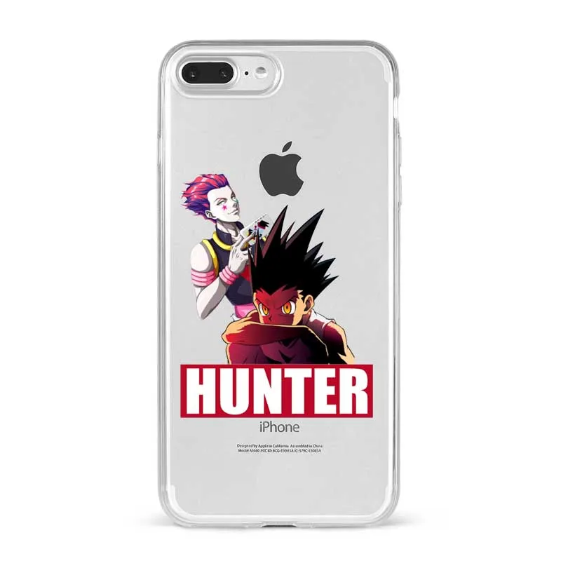 Милый мягкий силиконовый чехол HXH для телефона в стиле аниме Hunter X 3 iPhone 6s 7 8 Plus XR XS