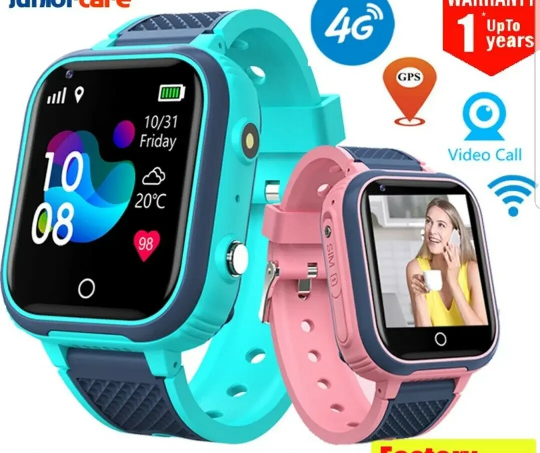 

4G Waterproof Kids GPS Tracker Camera Smart Phone Watch SOS Video Call Watch