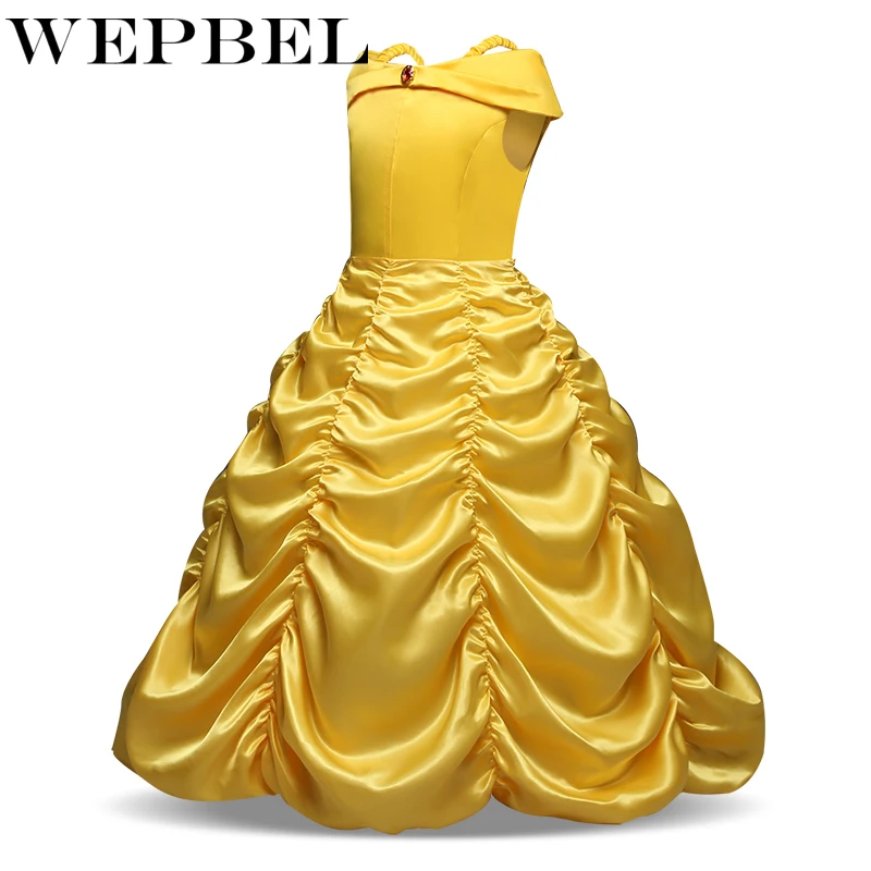 WEPBEL belle/платье принцессы платье для девочек костюмированной вечеринки Детские