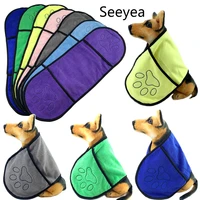 pet dogs towel bath towel microfiber strong absorbent cleaning pet towel kitten puppy bath towel pet dry blanket with pocket
